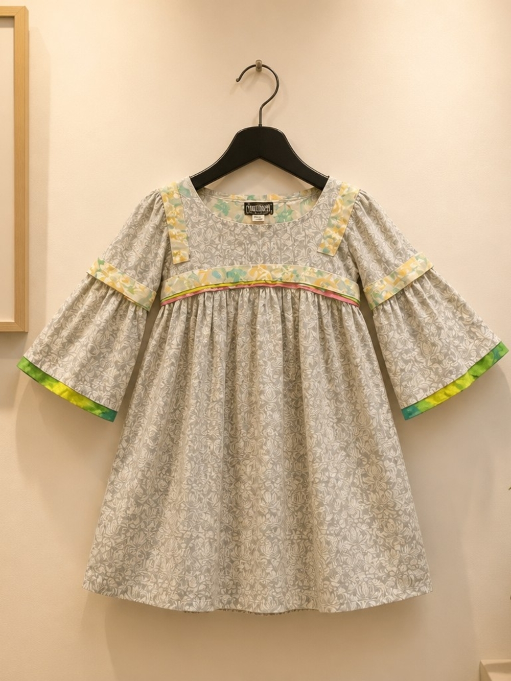 Vintage Tracy Feith Babydoll Dress Made USA Boho Cottagecore XP